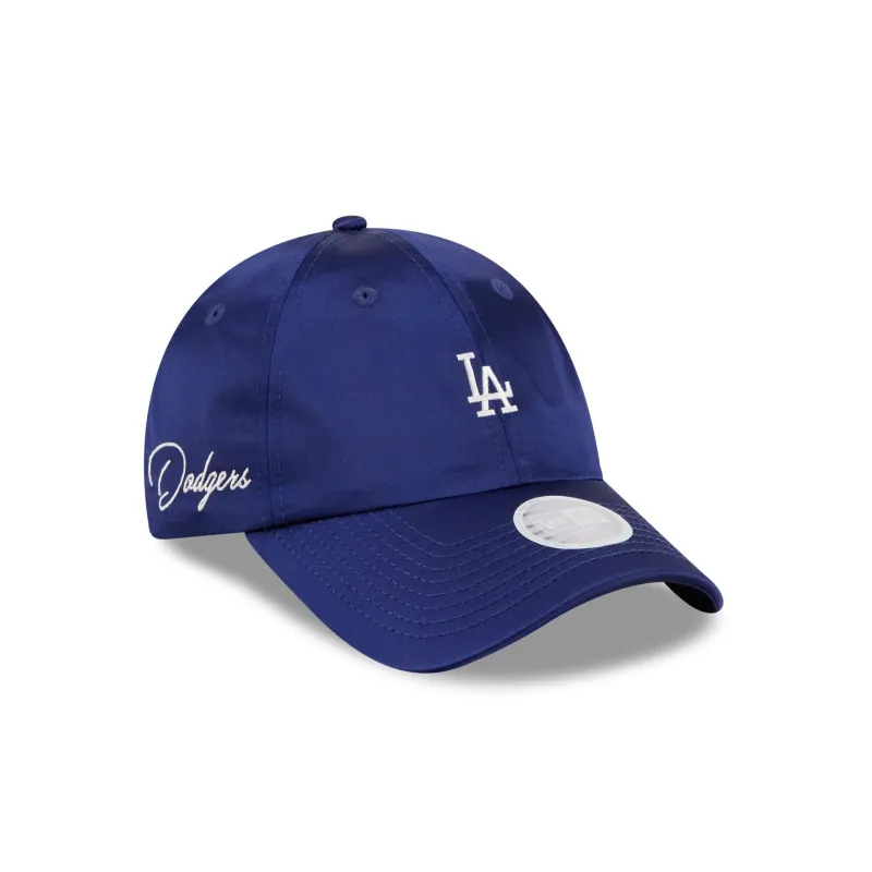 Los Angeles Dodgers Satin Open Back Ponytail Adjustable Hat made by New Era
