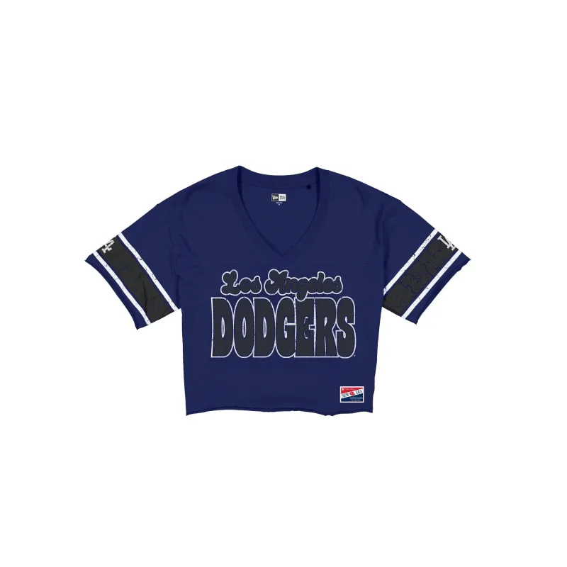 Los Angeles Dodgers Throwback Women's Cropped T-Shirt sold by New Era