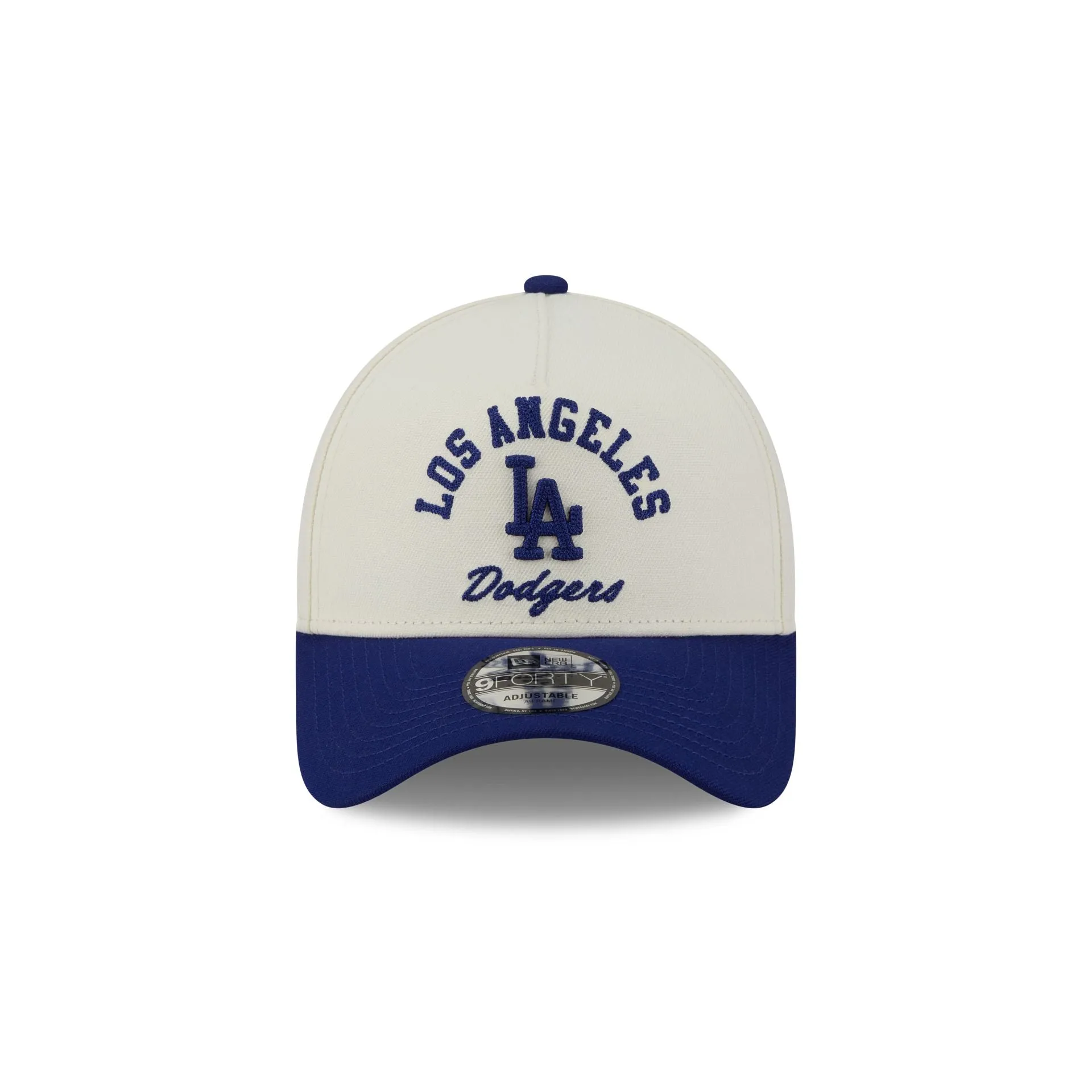 Los Angeles Dodgers Chrome White Arched 9FORTY A-Frame Snapback Hat sold by New Era product image thumbnail 2