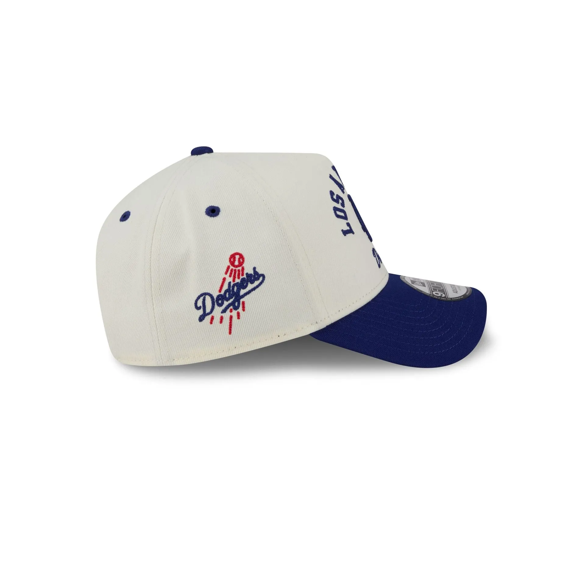 Los Angeles Dodgers Chrome White Arched 9FORTY A-Frame Snapback Hat sold by New Era product image thumbnail 4