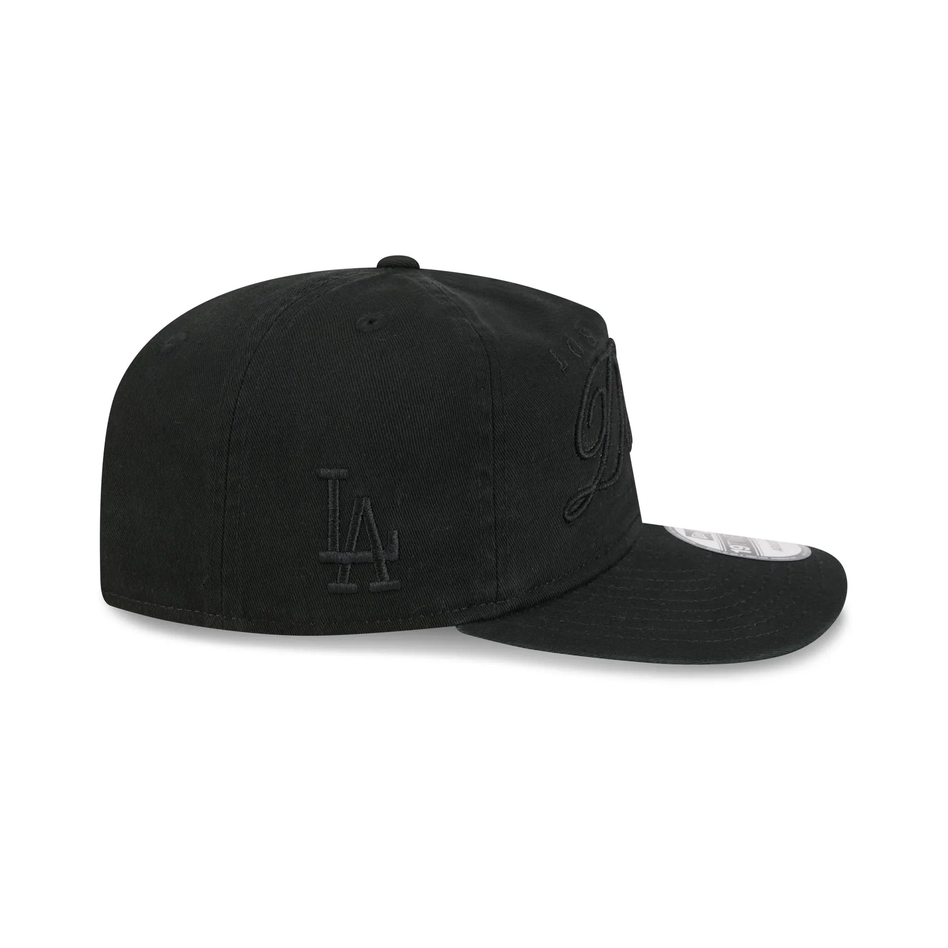 Los Angeles Dodgers All Black Scripted 19TWENTY Adjustable Hat sold by New Era product image thumbnail 4