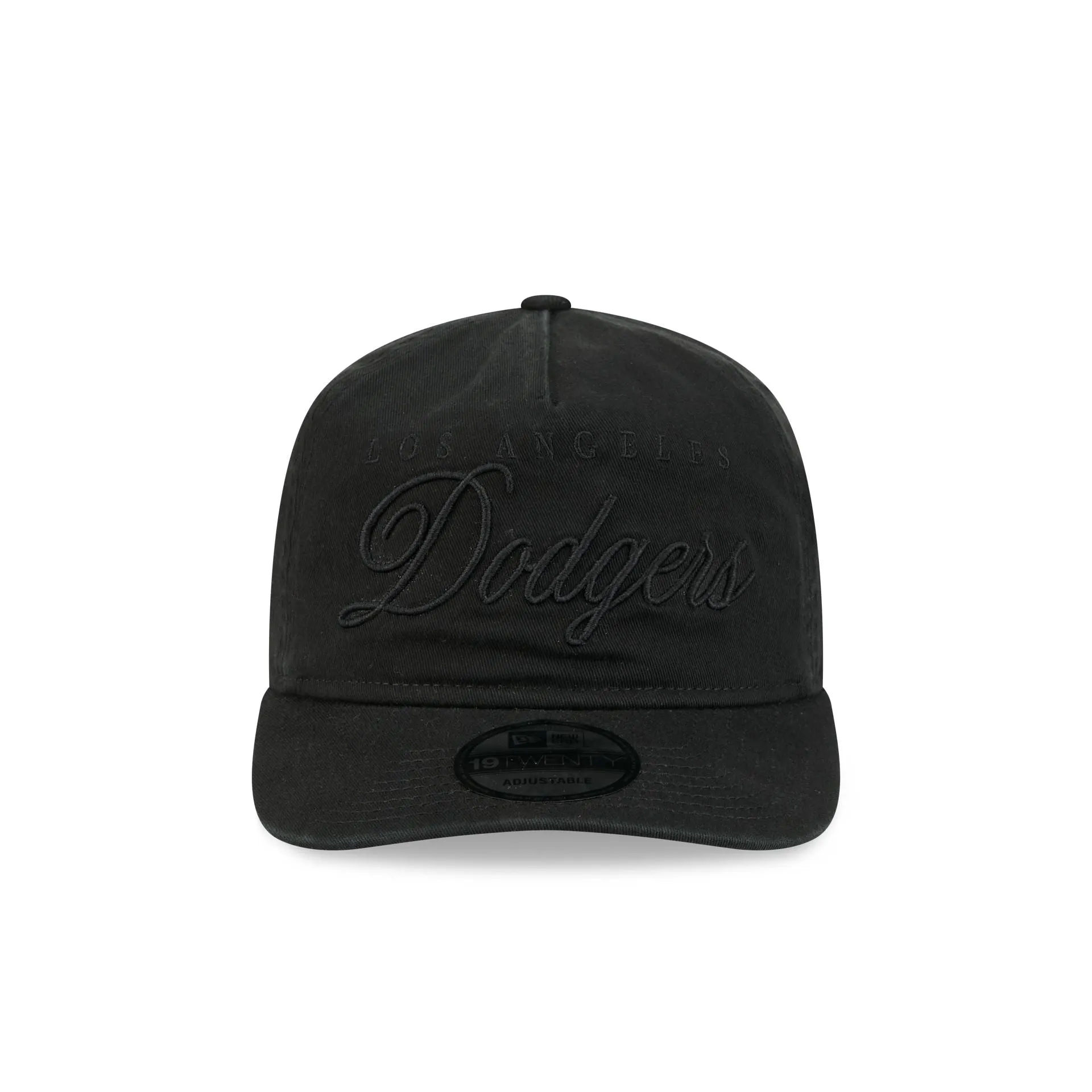 Los Angeles Dodgers All Black Scripted 19TWENTY Adjustable Hat sold by New Era product image thumbnail 2