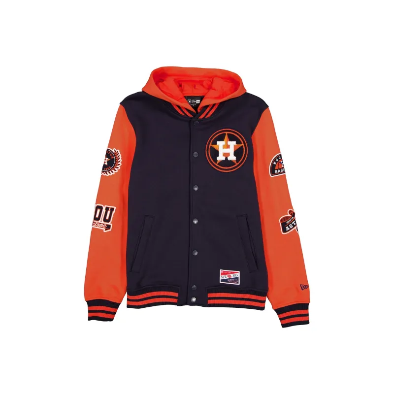 Houston Astros Throwback Patch Jacket made by New Era
