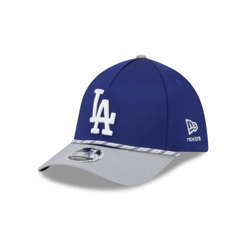 Los Angeles Dodgers Rope 39THIRTY M-Crown A-Frame Stretch Fit Hat made by New Era