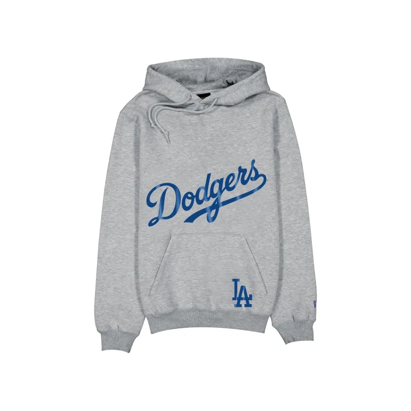 Los Angeles Dodgers Game Day Heather Gray Hoodie made by New Era