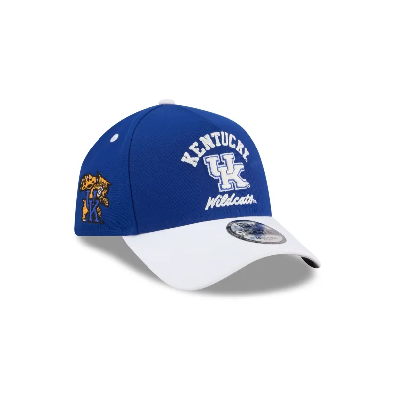 Kentucky Wildcats Arched 9FORTY A-Frame Snapback Hat made by New Era