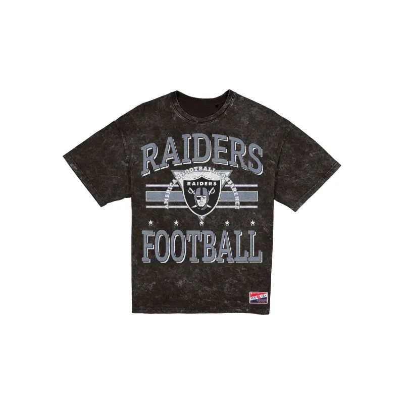 Las Vegas Raiders Throwback Vintage Wash Women's T-Shirt sold by New Era