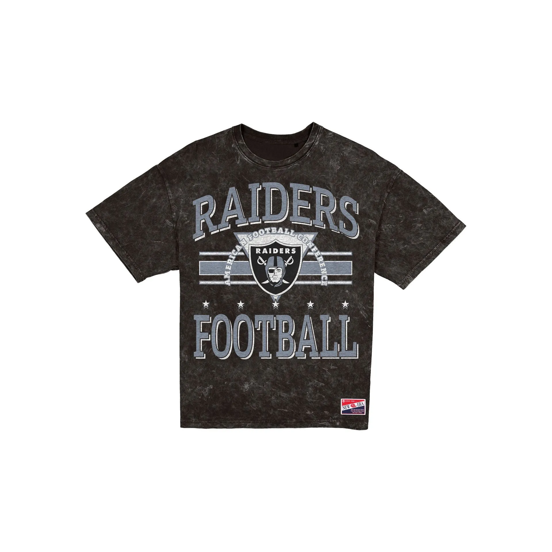Las Vegas Raiders Throwback Vintage Wash Women's T-Shirt sold by New Era