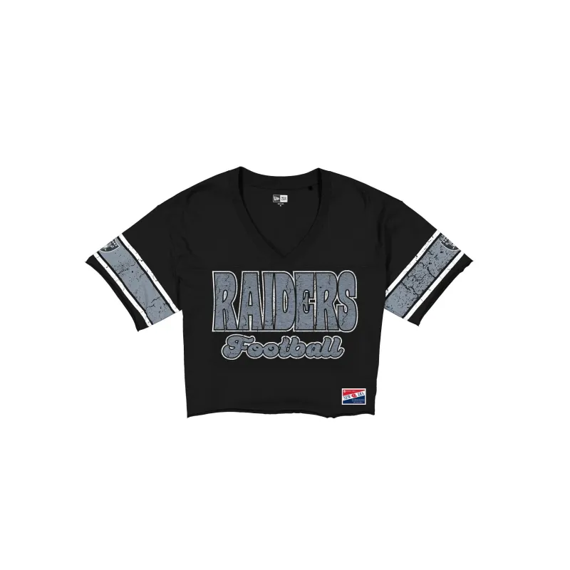 Las Vegas Raiders Throwback Women's Cropped T-Shirt made by New Era