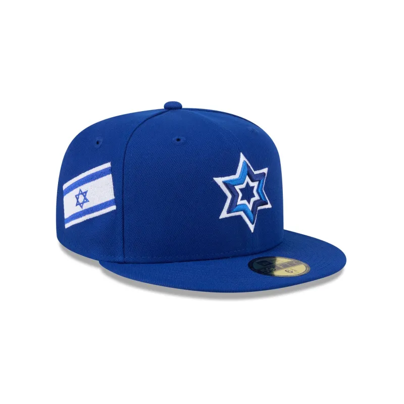 Israel Hidden Hit 59FIFTY Fitted Hat made by New Era