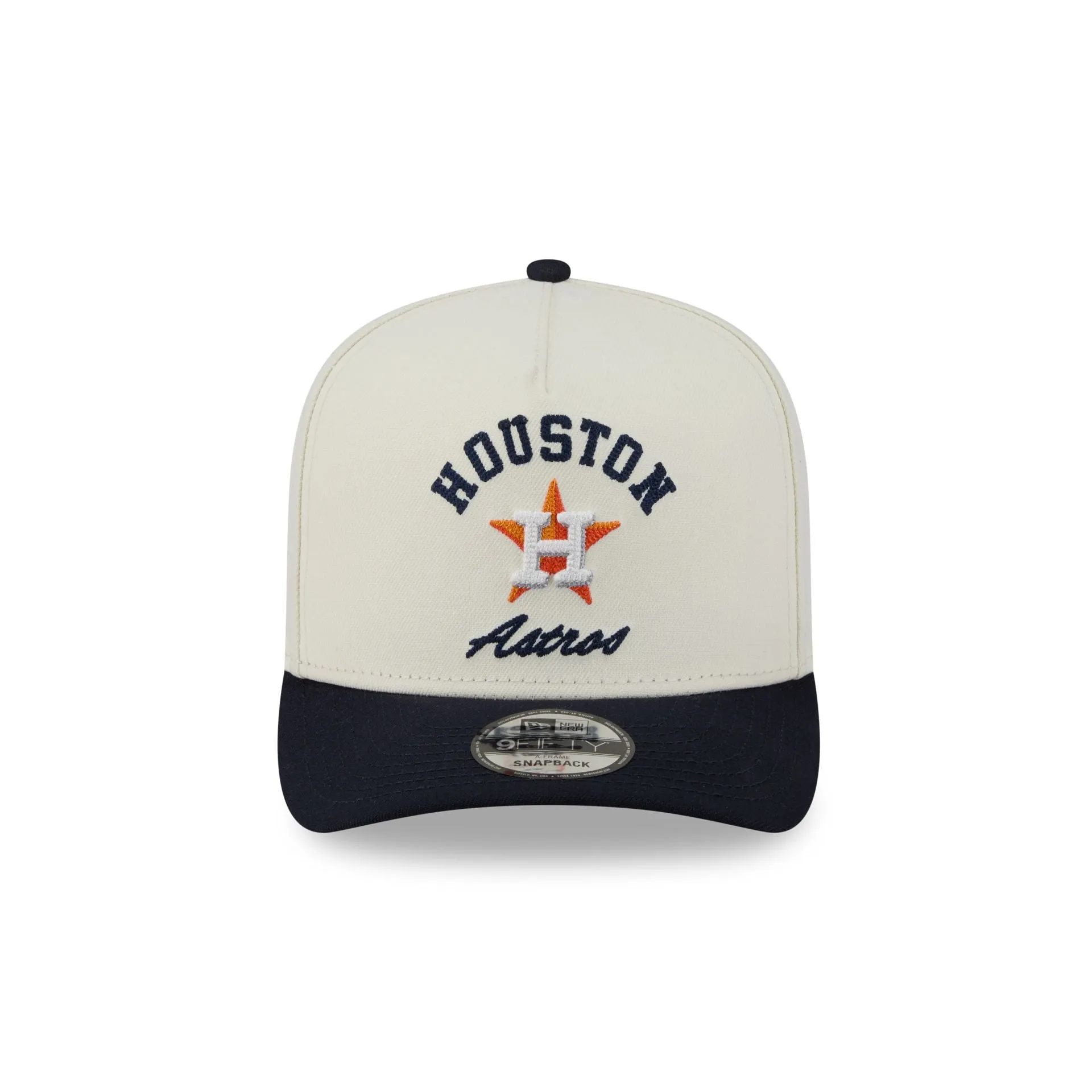 Houston Astros Arched Chrome White 9FIFTY A-Frame Snapback Hat sold by New Era product image thumbnail 2