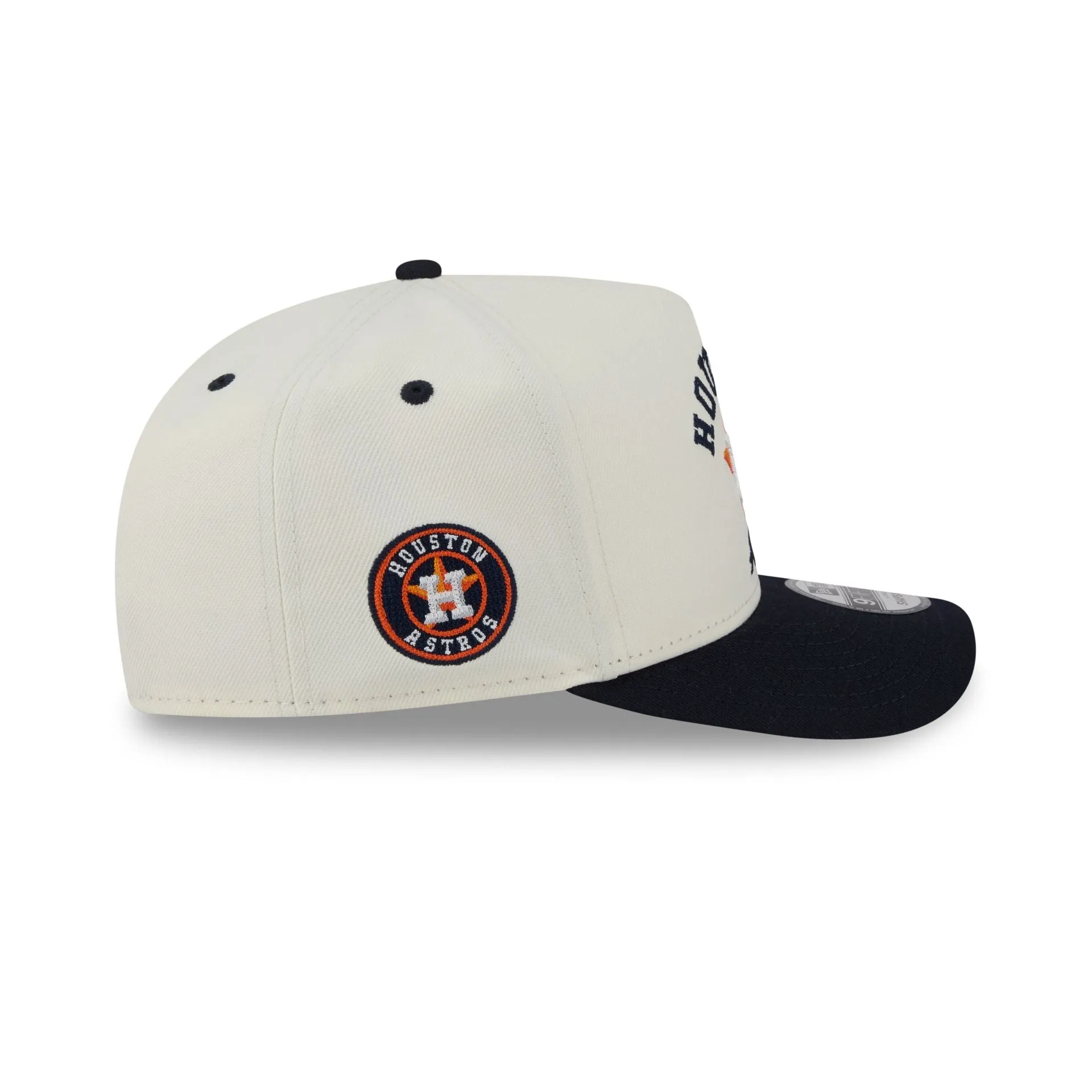 Houston Astros Arched Chrome White 9FIFTY A-Frame Snapback Hat sold by New Era product image thumbnail 4