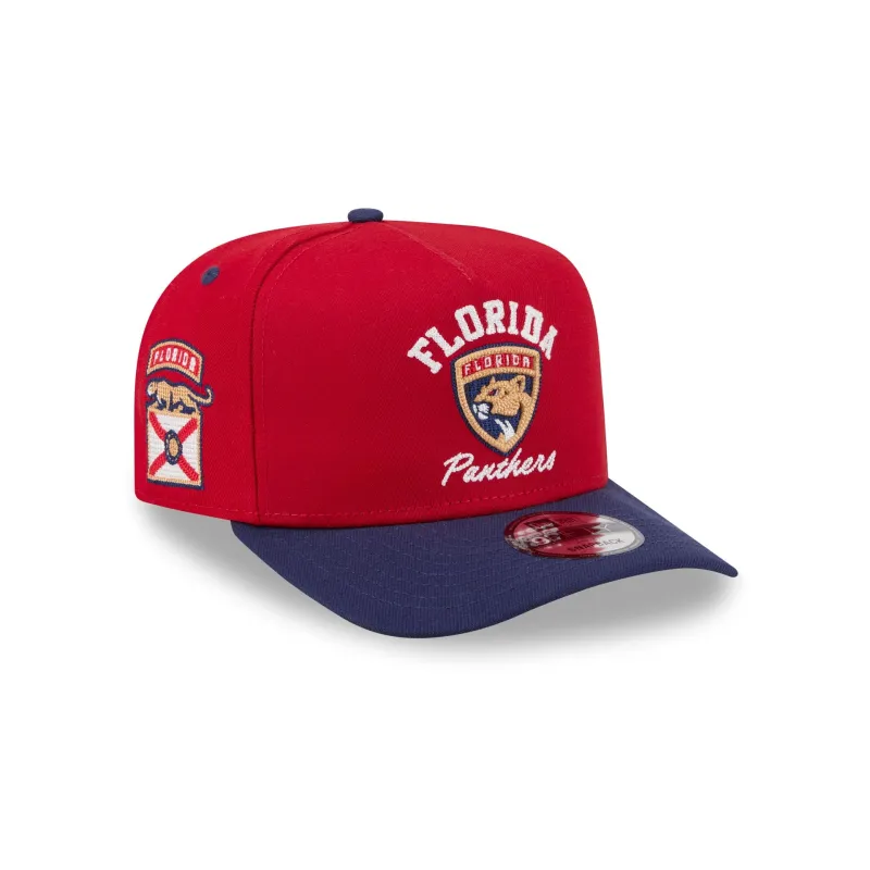 Florida Panthers Arched 9FIFTY A-Frame Snapback Hat made by New Era