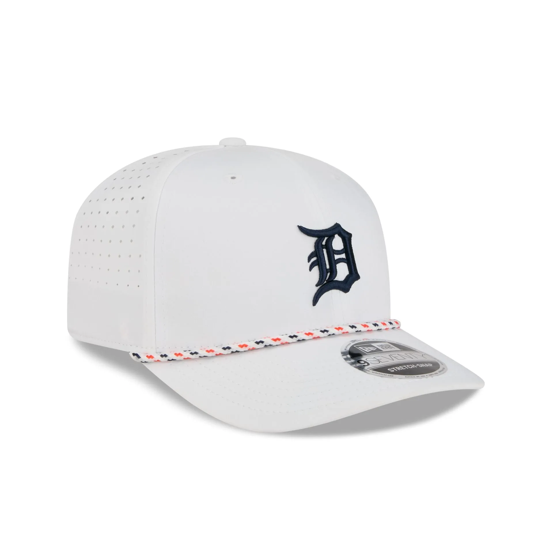 Detroit Tigers Optic White Performance Rope 9SEVENTY Stretch-Snap Hat sold by New Era product image thumbnail 3