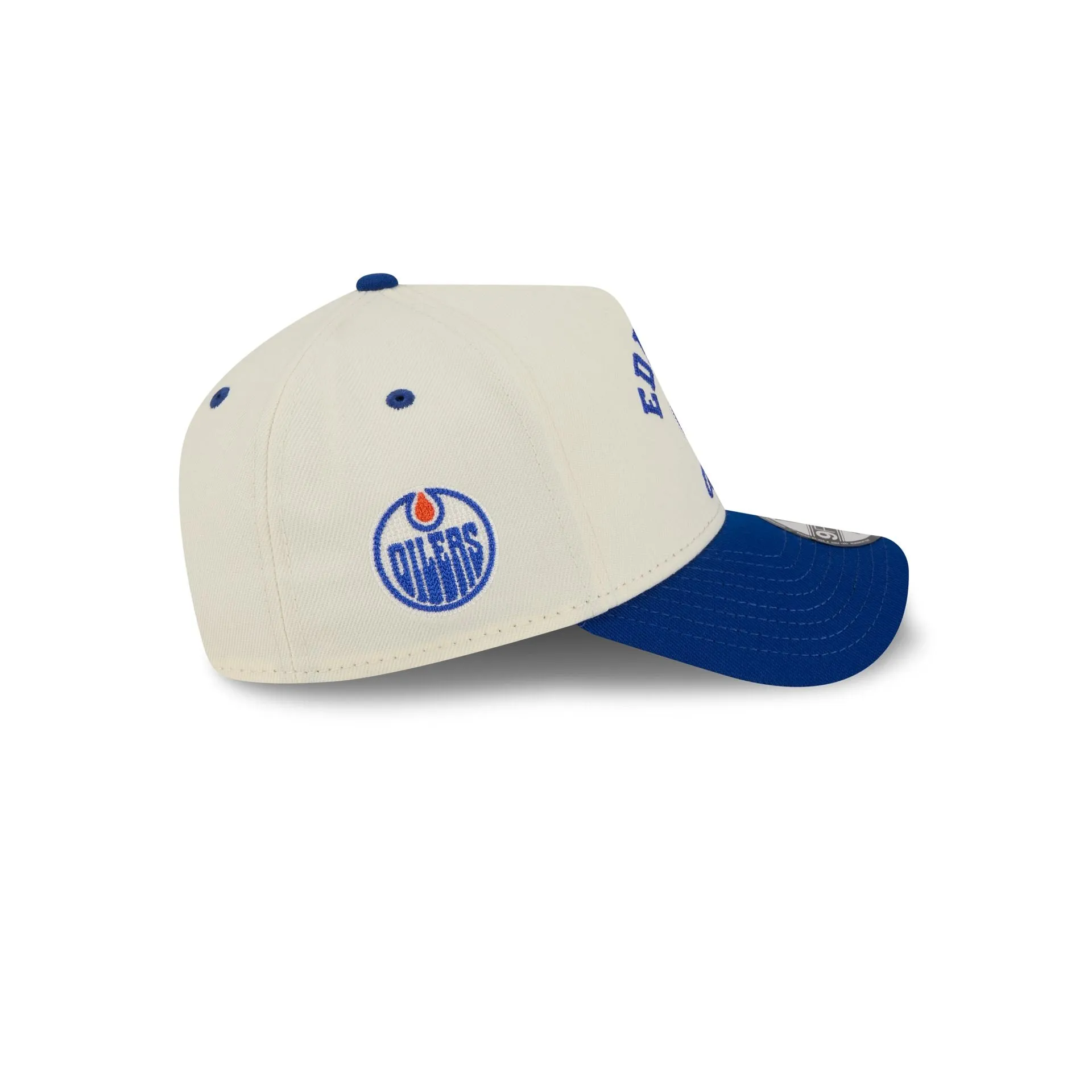 Edmonton Oilers Chrome White Arched 9FORTY A-Frame Snapback Hat sold by New Era product image thumbnail 4