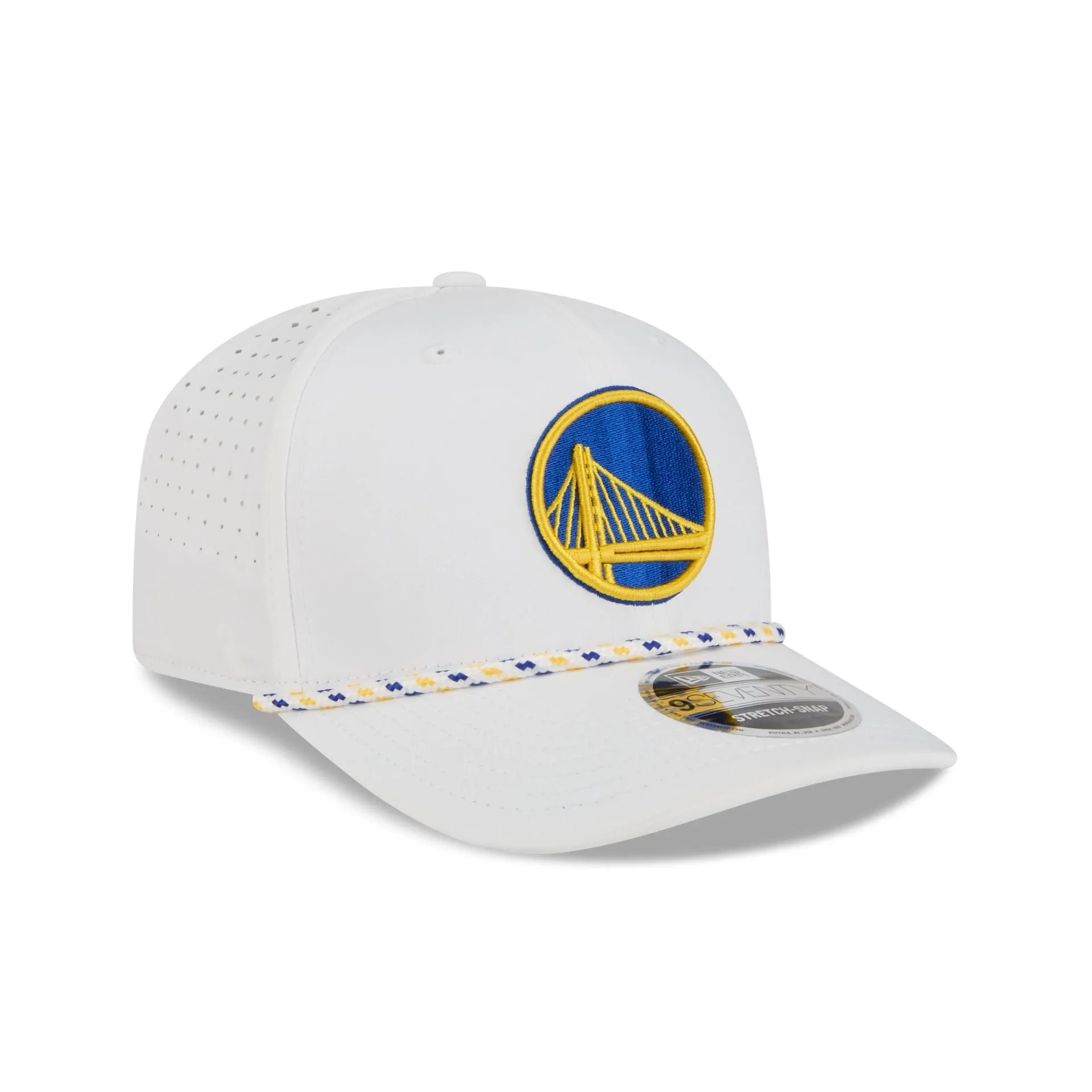 Golden State Warriors Optic White Performance Rope 9SEVENTY Stretch-Snap Hat sold by New Era product image thumbnail 3