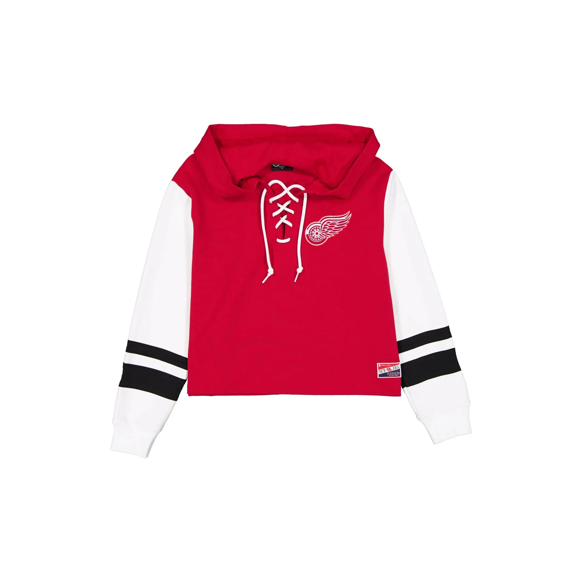 Detroit Red Wings Throwback Tie Women's Hoodie sold by New Era