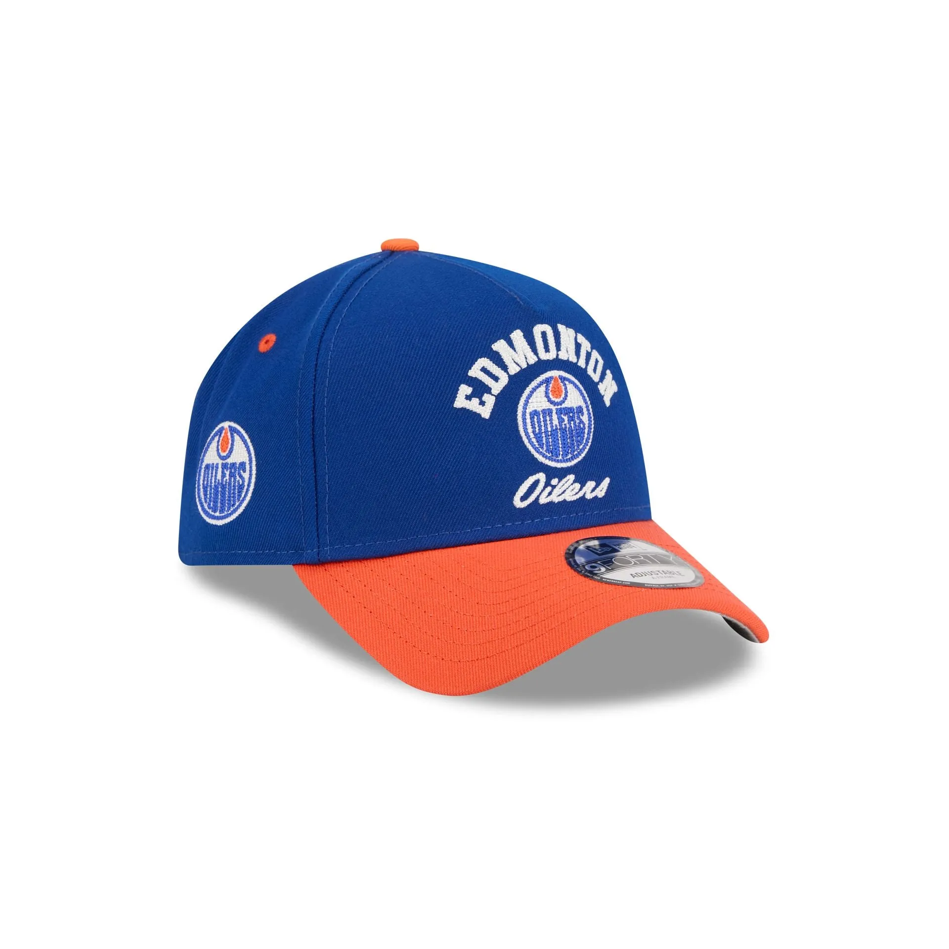 Edmonton Oilers Arched 9FORTY A-Frame Snapback Hat sold by New Era