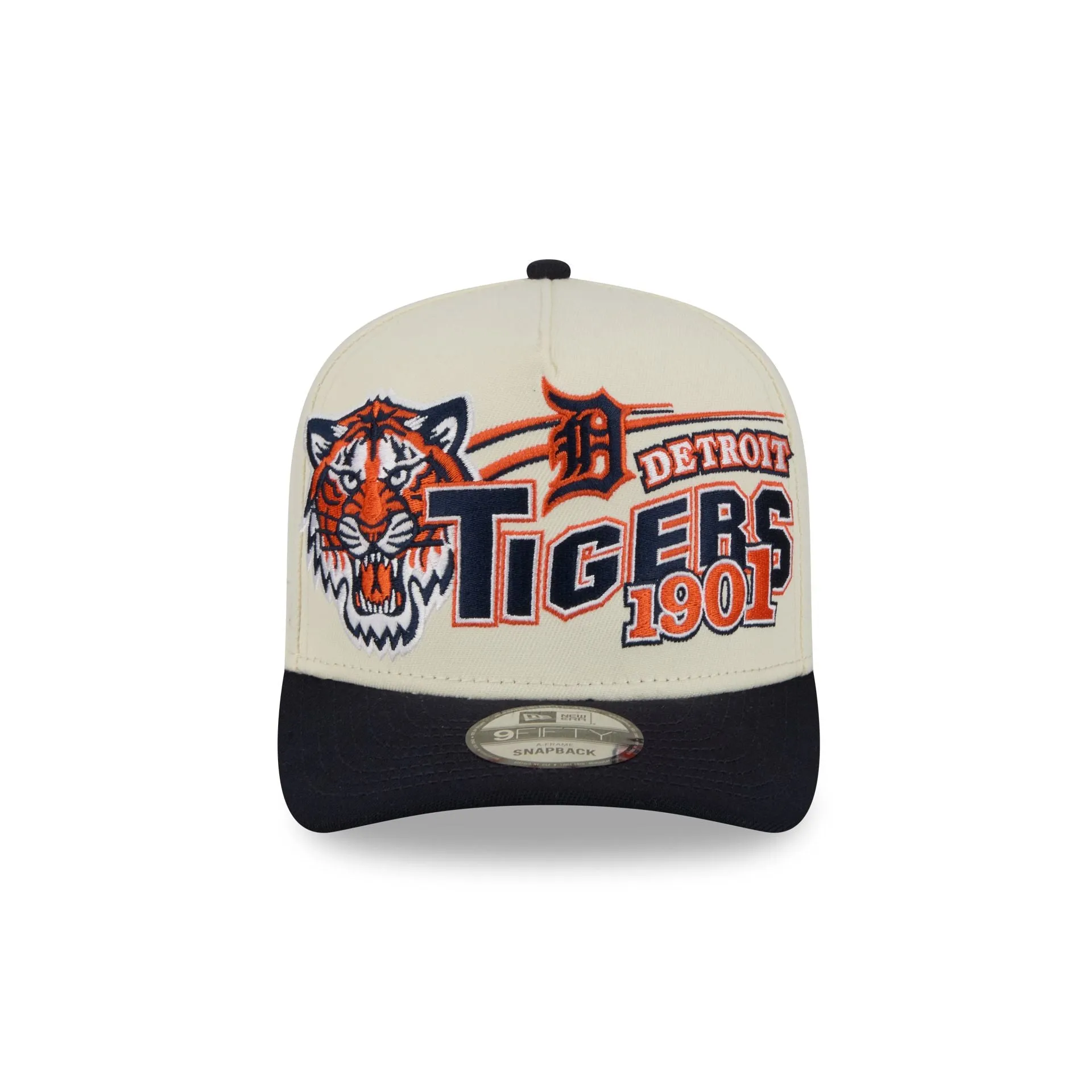 Detroit Tigers Chrome White Classic 9FIFTY A-Frame Snapback Hat sold by New Era product image thumbnail 2