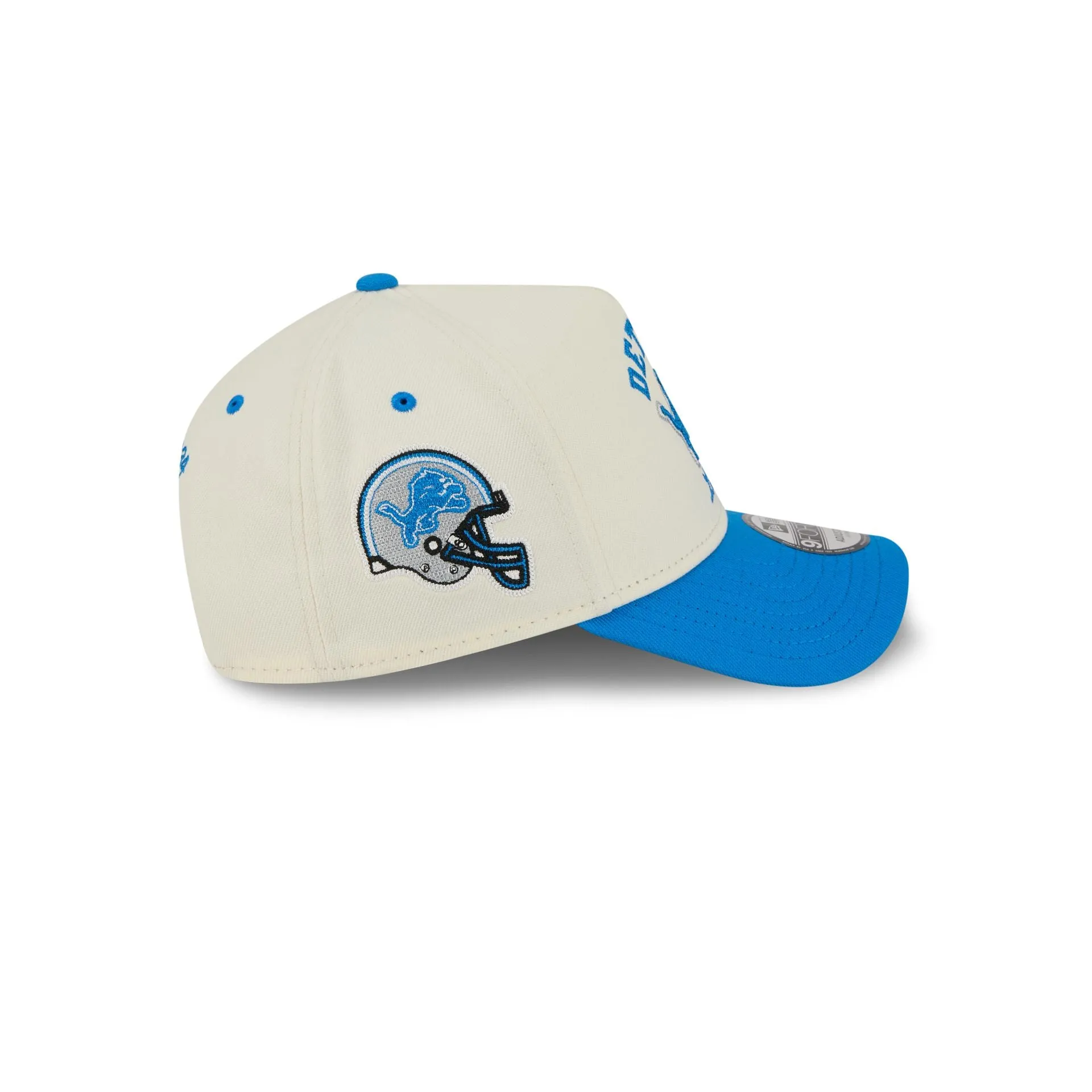 Detroit Lions Chrome White Arched 9FORTY A-Frame Snapback Hat sold by New Era product image thumbnail 4