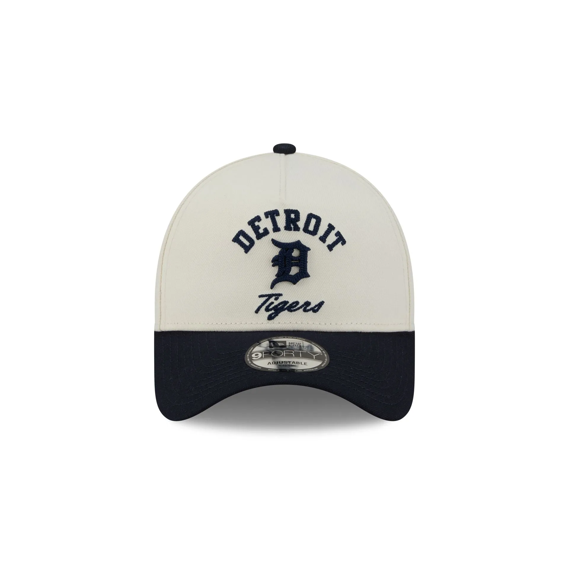 Detroit Tigers Chrome White Arched 9FORTY A-Frame Snapback Hat sold by New Era product image thumbnail 2