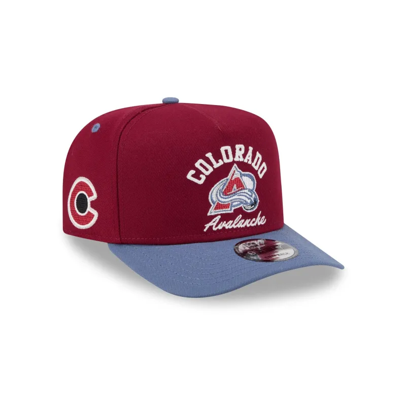 Colorado Avalanche Arched 9FIFTY A-Frame Snapback Hat sold by New Era
