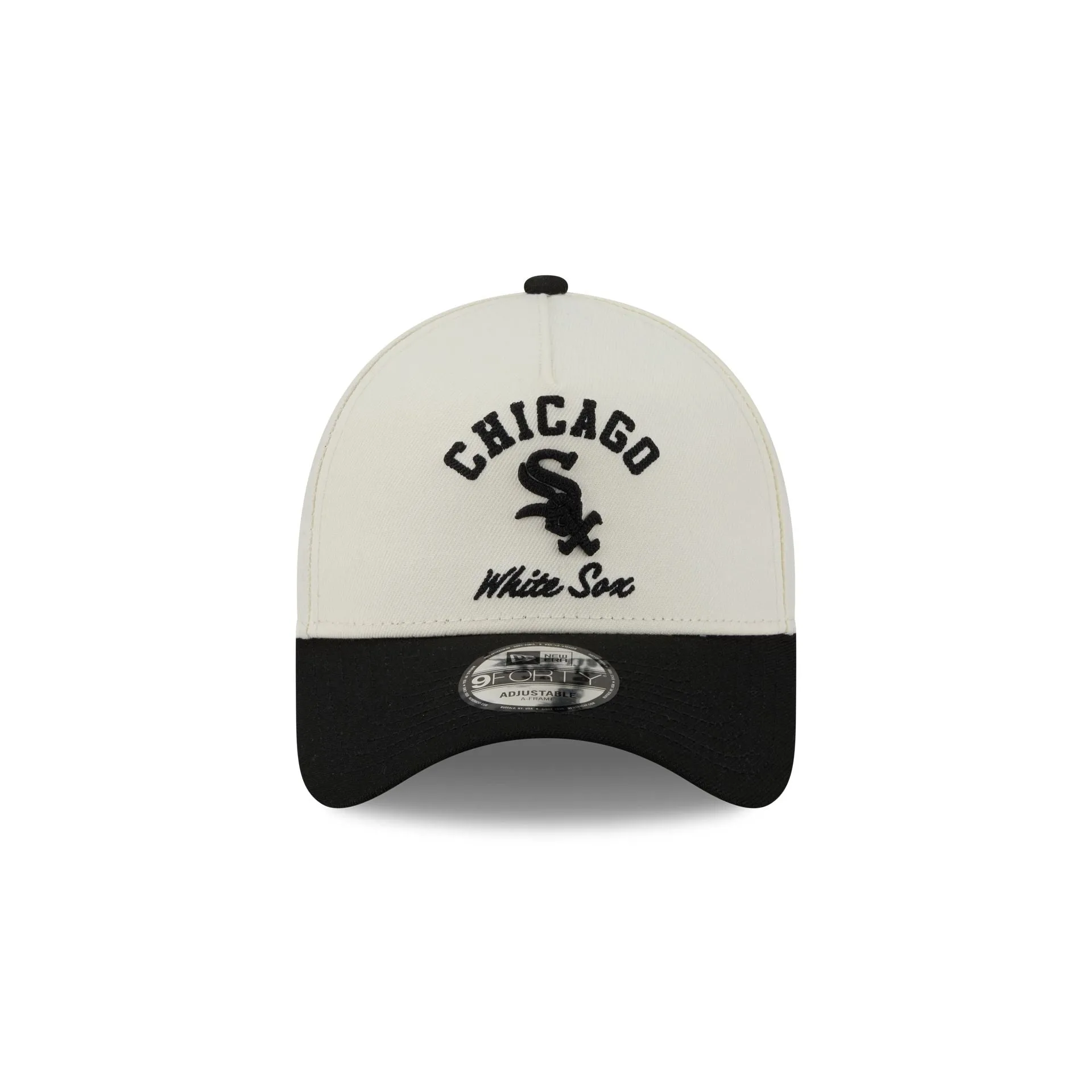 Chicago White Sox Chrome White Arched 9FORTY A-Frame Snapback Hat sold by New Era product image thumbnail 2