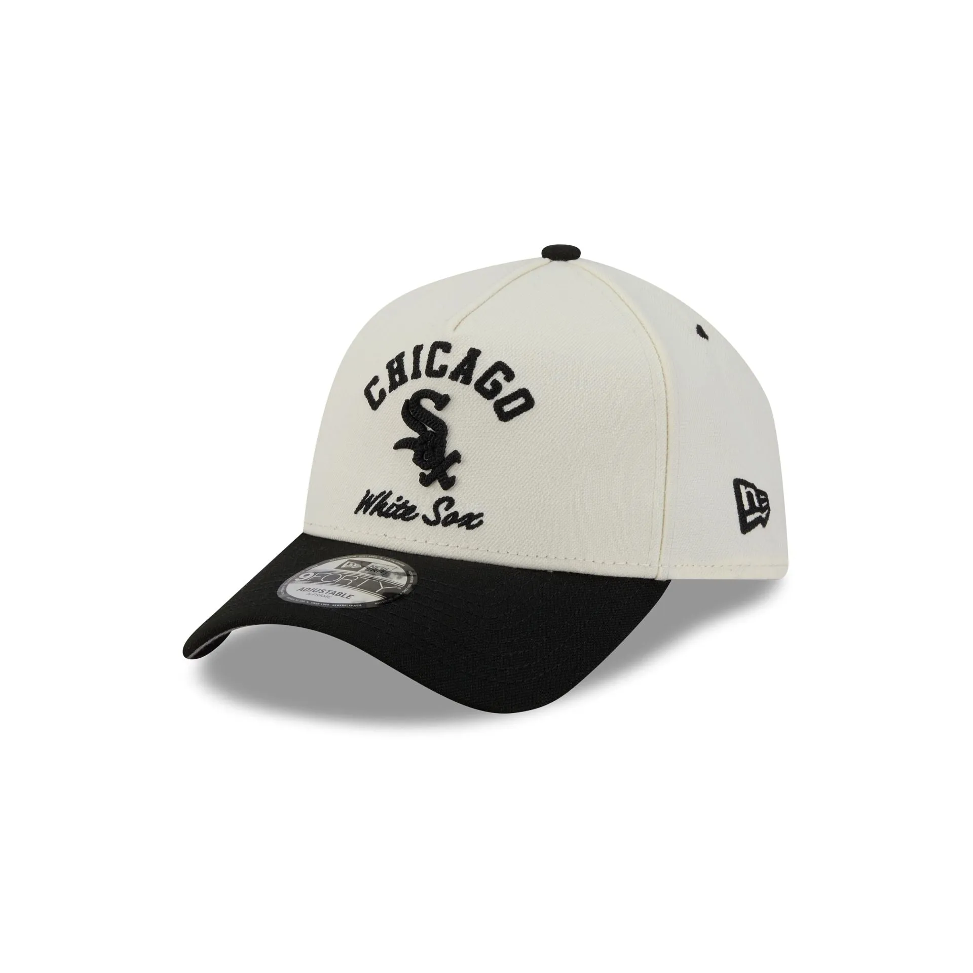 Chicago White Sox Chrome White Arched 9FORTY A-Frame Snapback Hat sold by New Era product image thumbnail 3