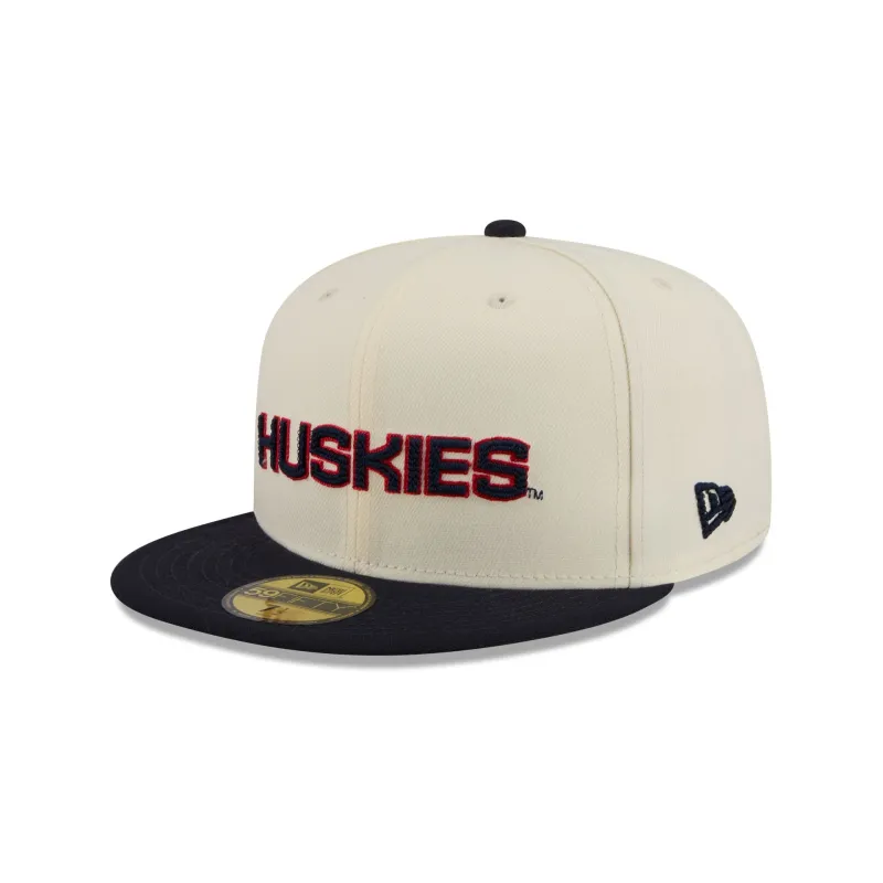 Connecticut Huskies Two Tone Stitch 59FIFTY Fitted Hat sold by New Era