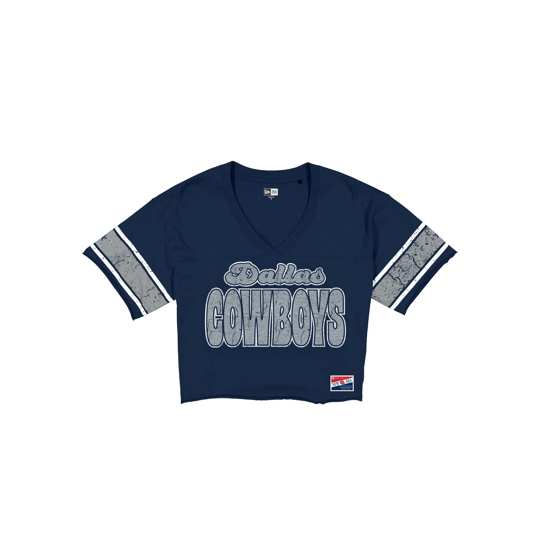 Dallas Cowboys Throwback Women's Cropped T-Shirt sold by New Era