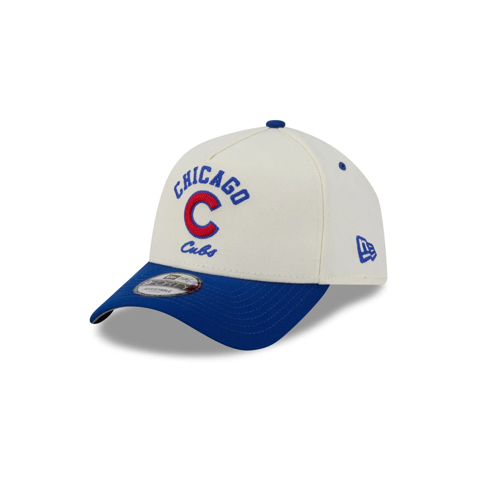 Chicago Cubs Chrome White Arched 9FORTY A-Frame Snapback Hat sold by New Era product image thumbnail 3