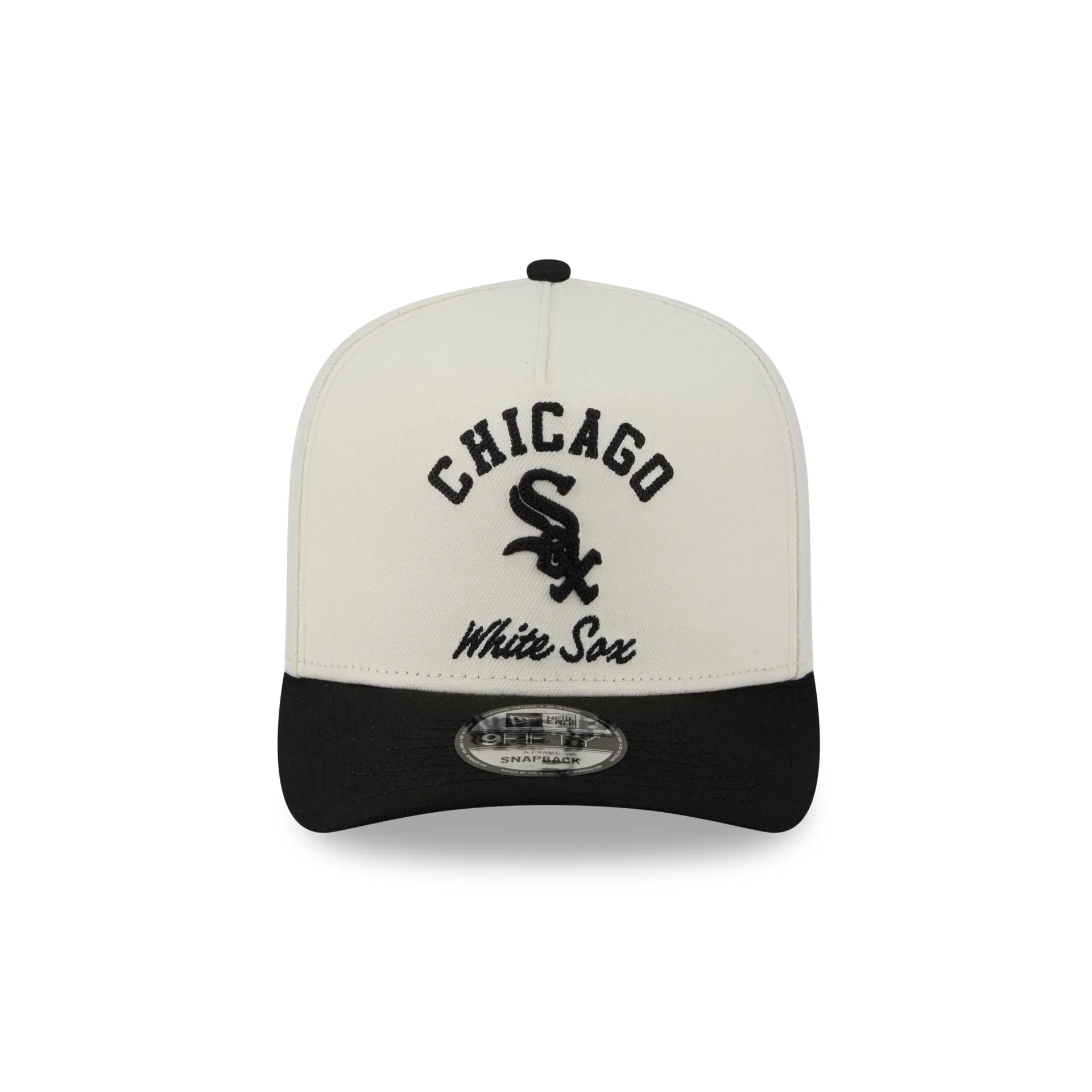 Chicago White Sox Arched Chrome White 9FIFTY A-Frame Snapback Hat sold by New Era product image thumbnail 2