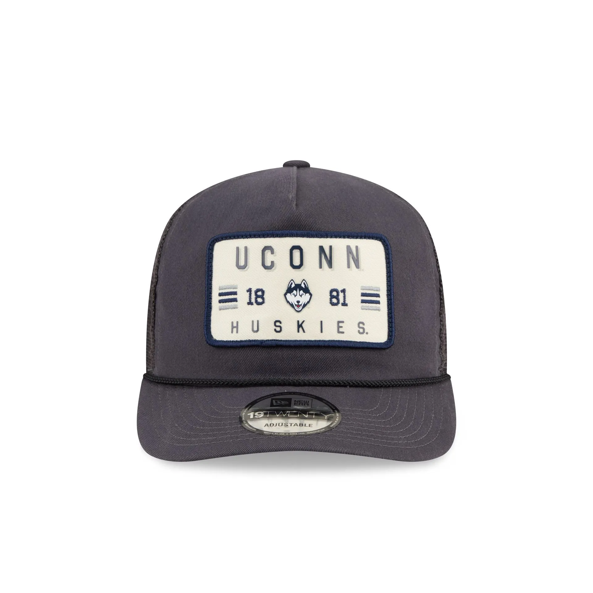 Connecticut Huskies Washed Graphite 19TWENTY Trucker Hat sold by New Era product image thumbnail 2