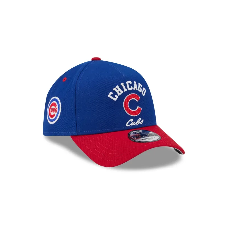 Chicago Cubs Arched 9FORTY A-Frame Snapback Hat sold by New Era