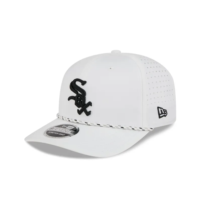 Chicago White Sox Optic White Performance Rope 9SEVENTY Stretch-Snap Hat made by New Era