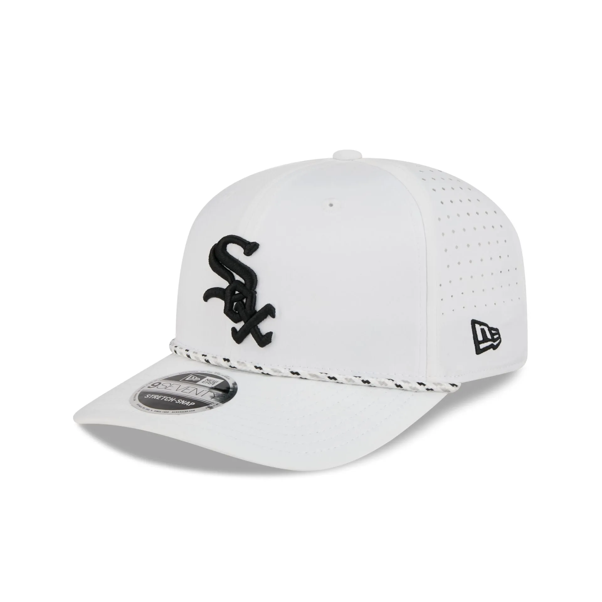 Chicago White Sox Optic White Performance Rope 9SEVENTY Stretch-Snap Hat sold by New Era