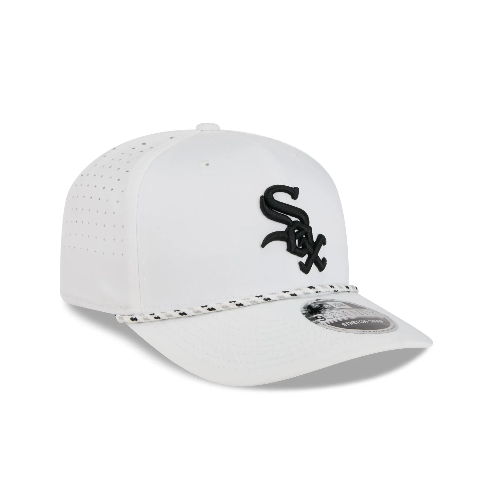 Chicago White Sox Optic White Performance Rope 9SEVENTY Stretch-Snap Hat sold by New Era product image thumbnail 3