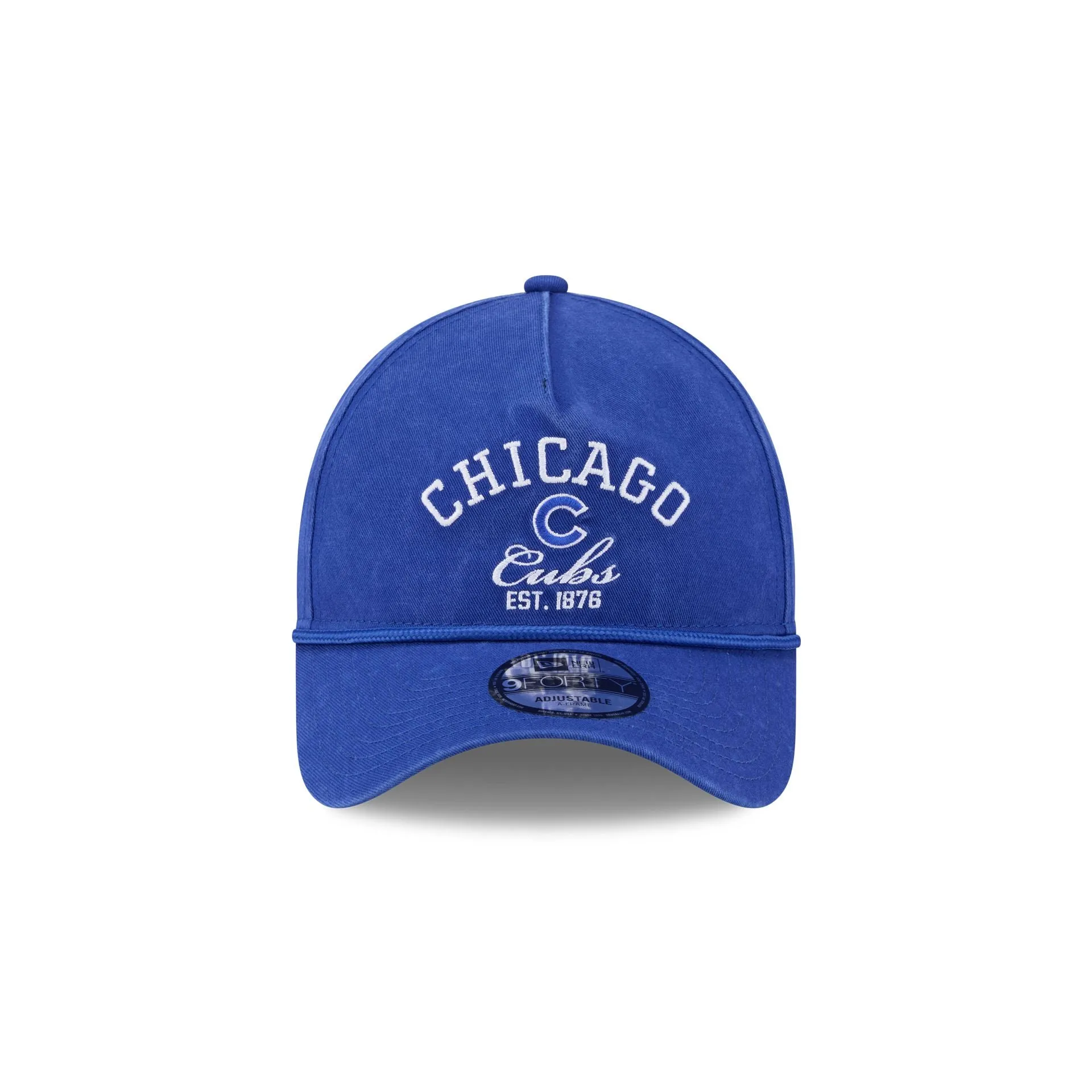 Chicago Cubs Stacked Rope 9FORTY A-Frame Snapback Hat sold by New Era product image thumbnail 2