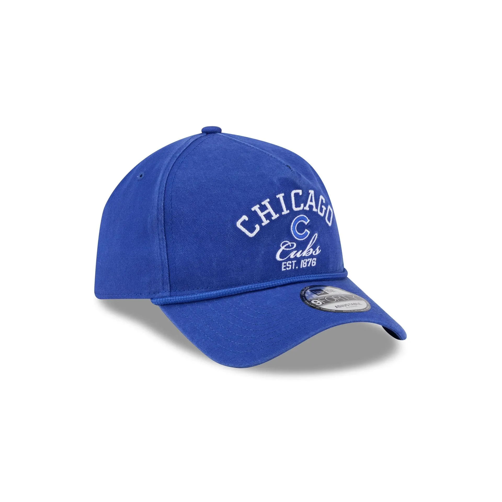 Chicago Cubs Stacked Rope 9FORTY A-Frame Snapback Hat sold by New Era product image thumbnail 3