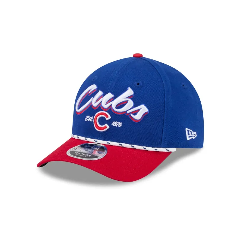 Chicago Cubs Team Loyal 9FORTY M-Crown Snapback Hat sold by New Era