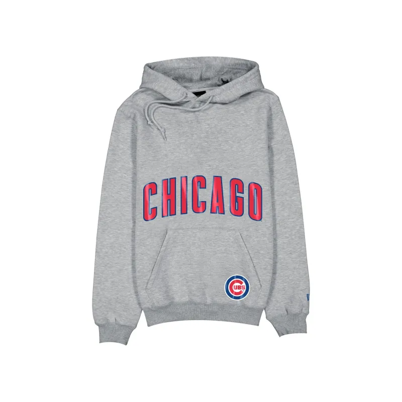Chicago Cubs Game Day Heather Gray Hoodie made by New Era