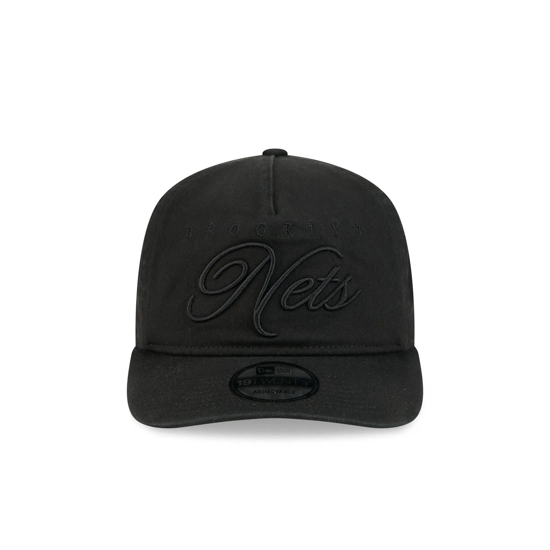 Brooklyn Nets All Black Scripted 19TWENTY Adjustable Hat sold by New Era product image thumbnail 2