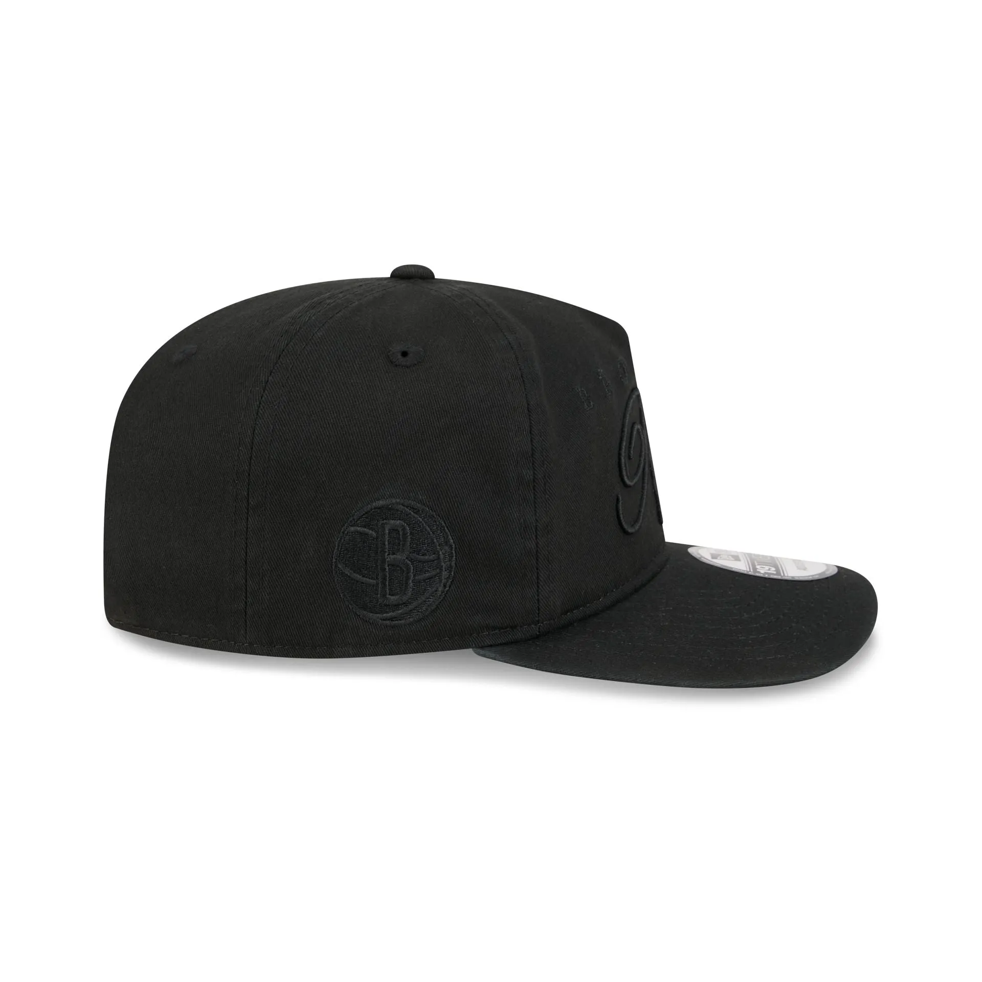 Brooklyn Nets All Black Scripted 19TWENTY Adjustable Hat sold by New Era product image thumbnail 4