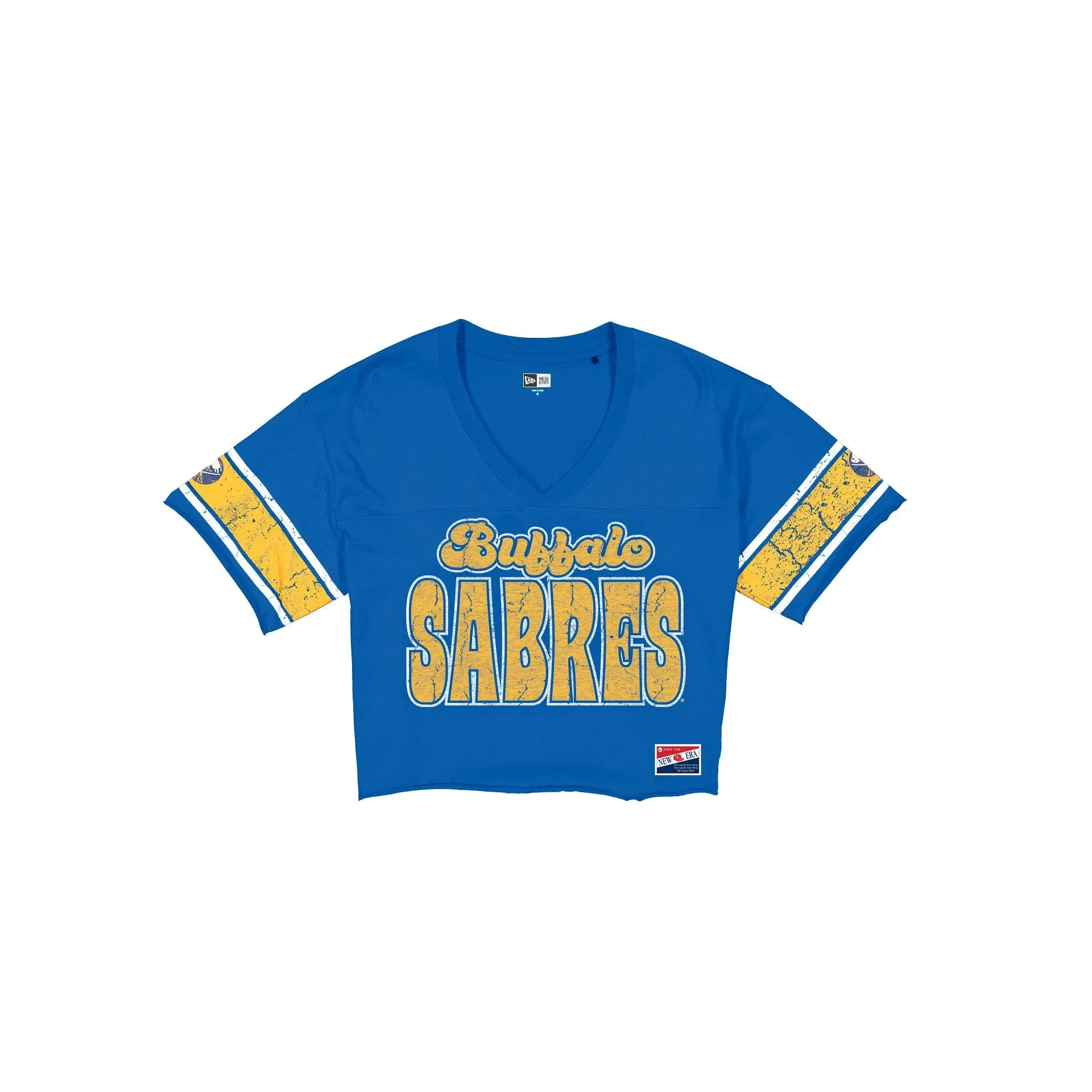 Buffalo Sabres Throwback Women's Cropped T-Shirt sold by New Era