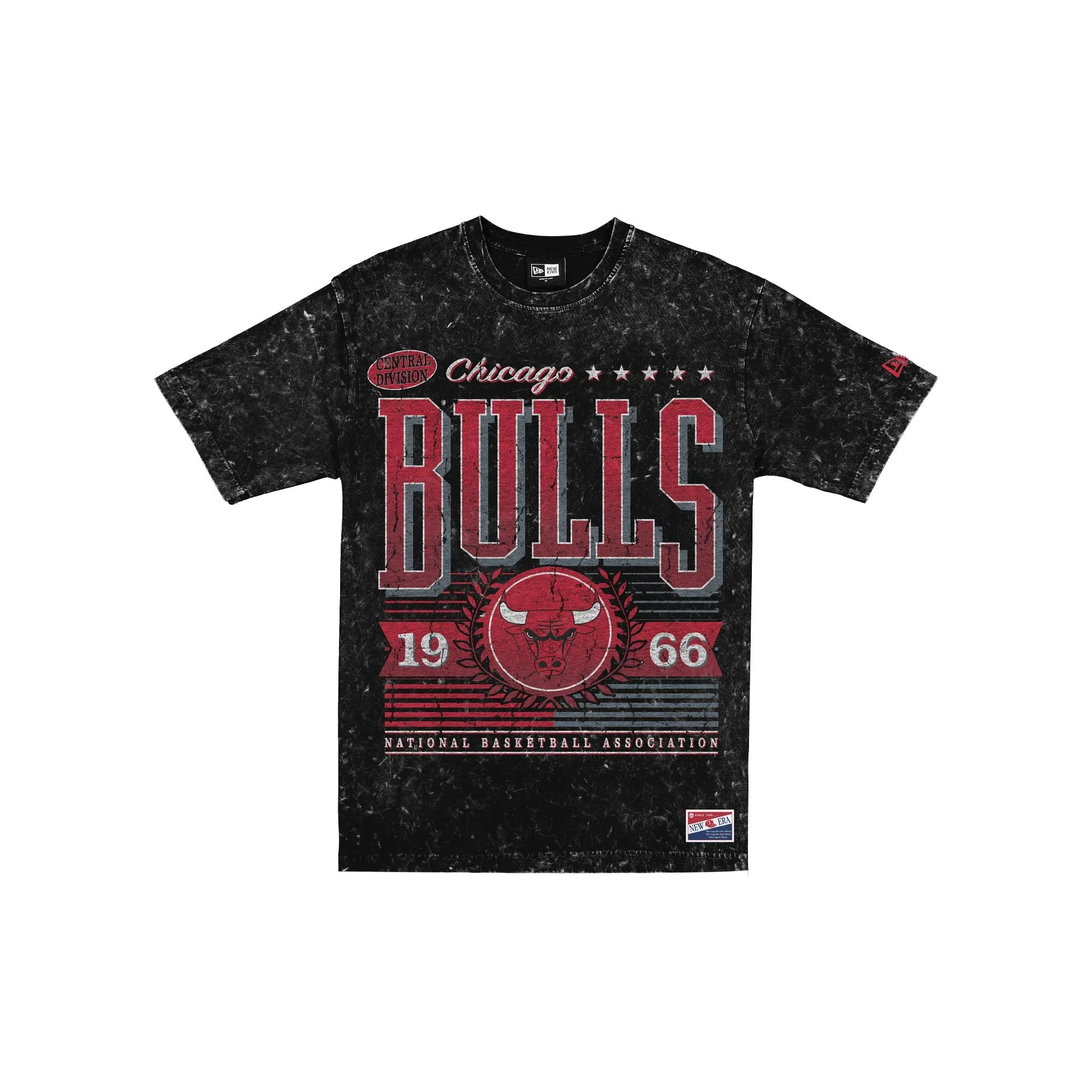 Chicago Bulls Throwback Vintage Wash T-Shirt sold by New Era