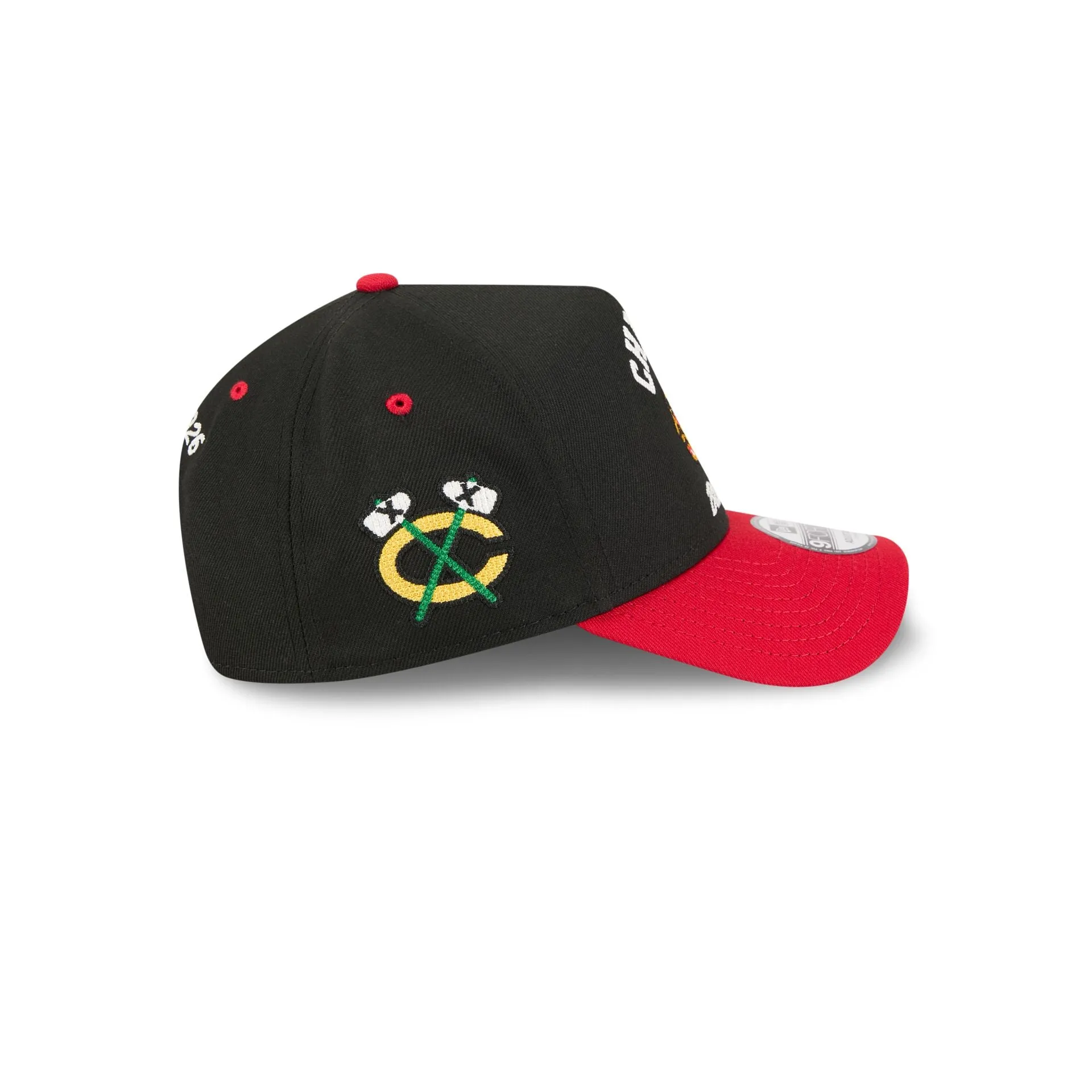 Chicago Blackhawks Arched 9FORTY A-Frame Snapback Hat sold by New Era product image thumbnail 4