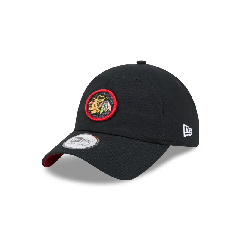 Chicago Blackhawks Sparkle Casual Classic Adjustable Hat made by New Era
