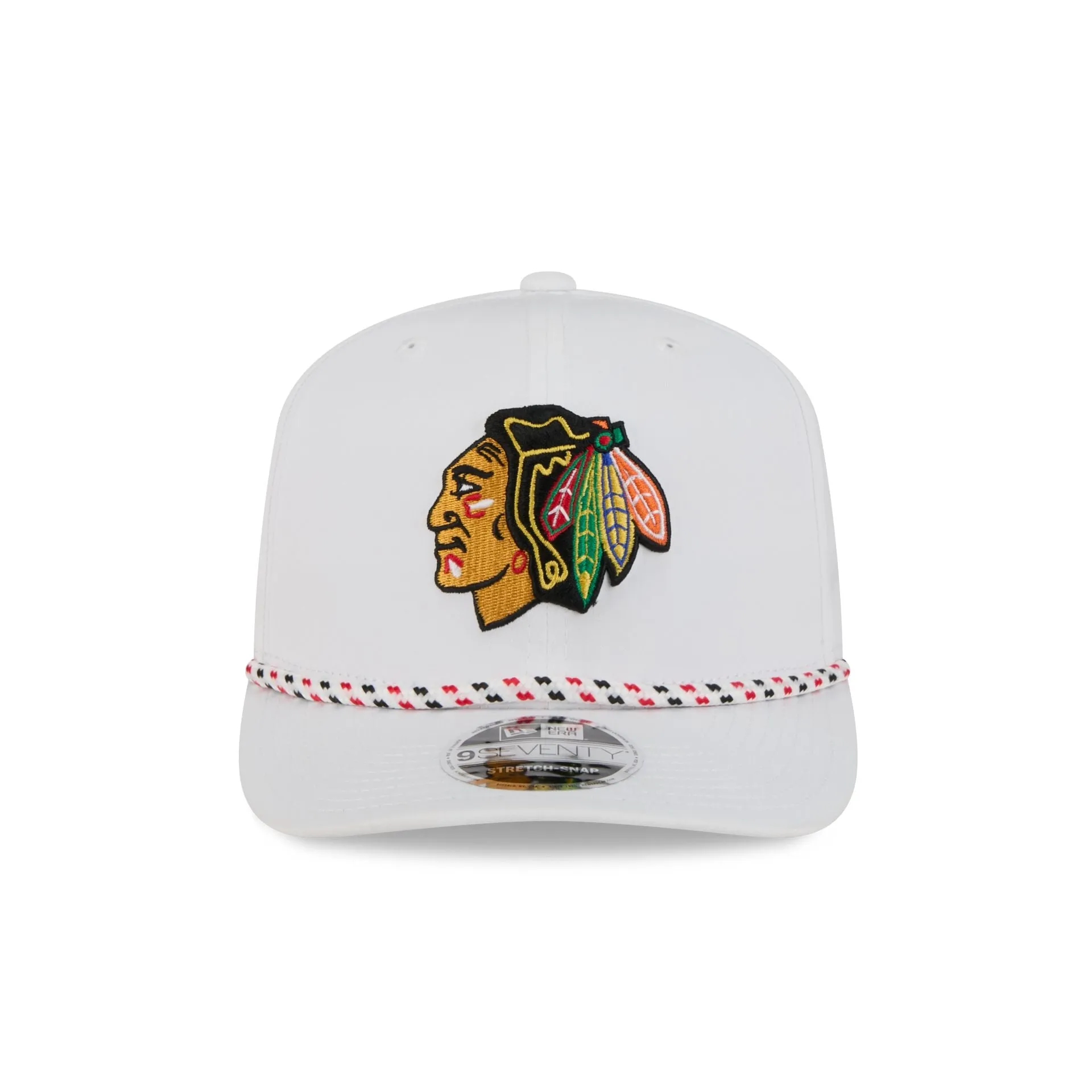 Chicago Blackhawks Optic White Performance Rope 9SEVENTY Stretch-Snap Hat sold by New Era product image thumbnail 2