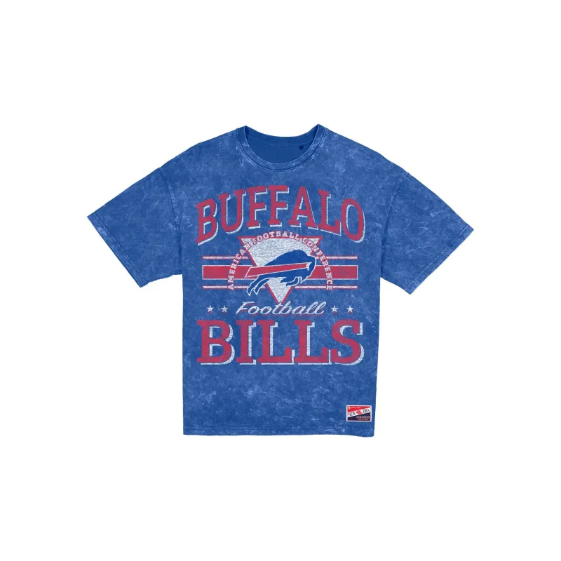 Buffalo Bills Throwback Vintage Wash Women's T-Shirt sold by New Era