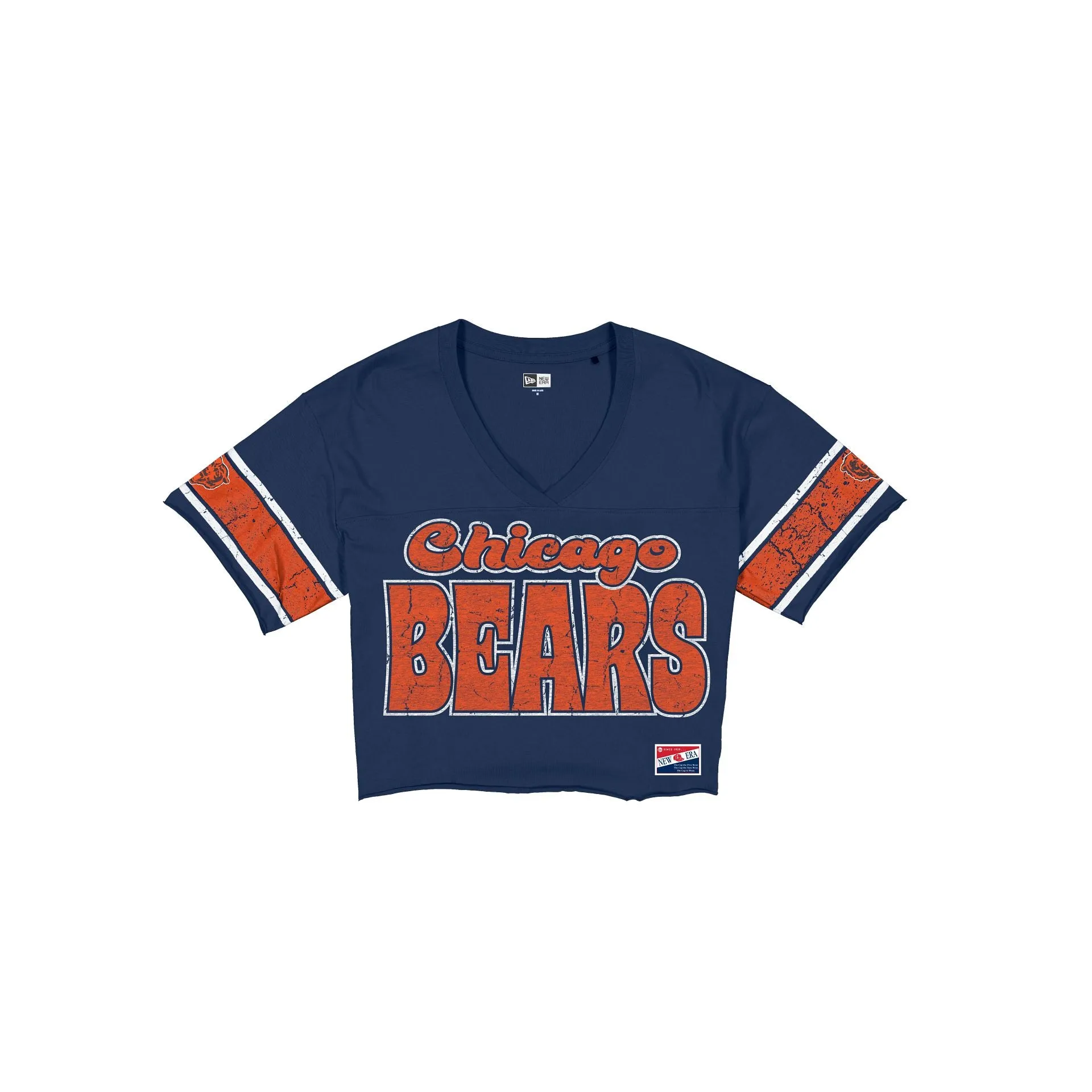 Chicago Bears Throwback Women's Cropped T-Shirt sold by New Era